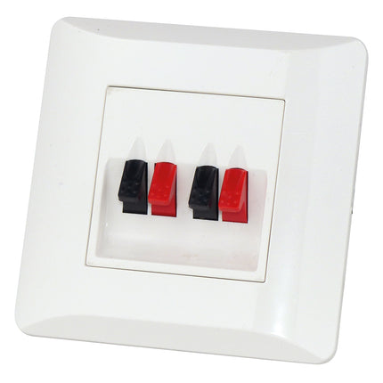 Dynavox Inbouw terminal voor speakers | 2 paar aansluitingen