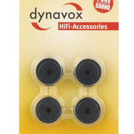 Dynavox aluminium voet en 4 delig - zwart