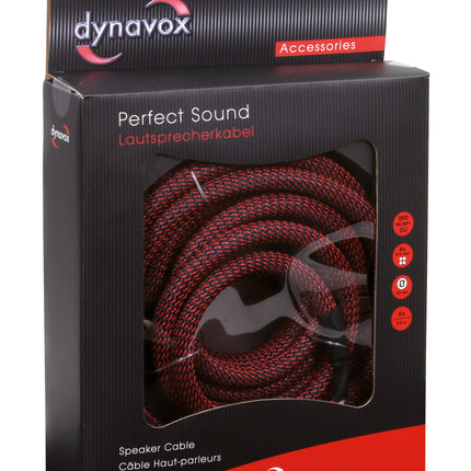 Dynavox High-End twisted Luidspreker kabel 5 meter 2 stuks