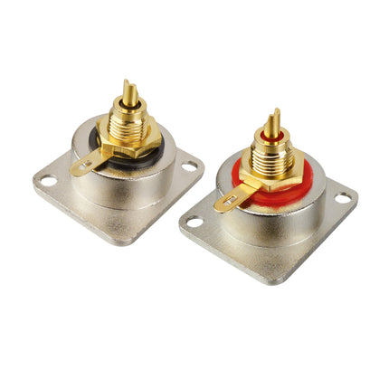 Dynavox cinch chassideel rood+zwart