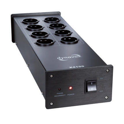 Dynavox X4100B HiFi netfilter stekkerblok zwart