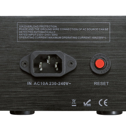 Dynavox X4100B HiFi netfilter stekkerblok zwart