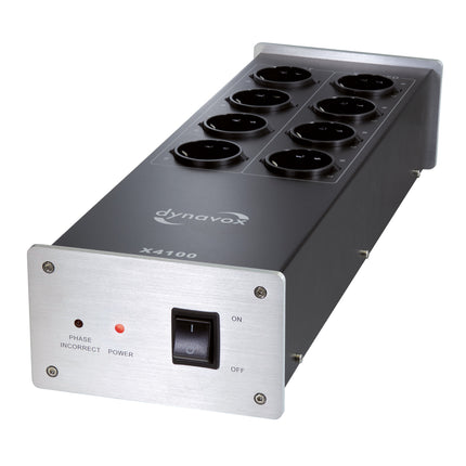 Dynavox X4100 HiFi netfilter stekkerblok zilver