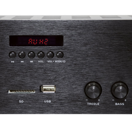 Dynavox VT-80 versterker met bluetooth en USB 4 kanaals met A/B schakeling 160 watt