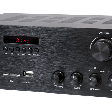 Dynavox VT-80 versterker met bluetooth en USB 4 kanaals met A/B schakeling 160 watt