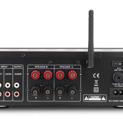 Dynavox VT-80 versterker met bluetooth en USB 4 kanaals met A/B schakeling 160 watt