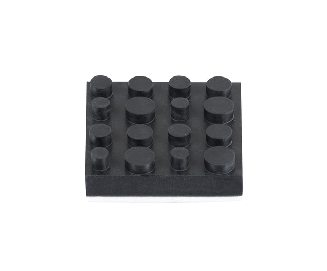 Dynavox rubberen antivibe voeten 4-delig 40 x 40 mm