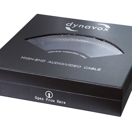 Dynavox Black Line Cinchkabel Stereo 0,6 meter