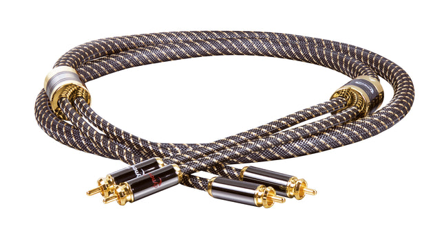 Dynavox Black Line Cinchkabel Stereo 1,5 meter