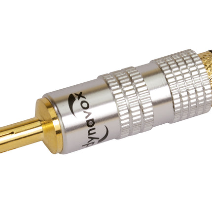 Dynavox banaanstekker set met uitzetbare tip 4 delig