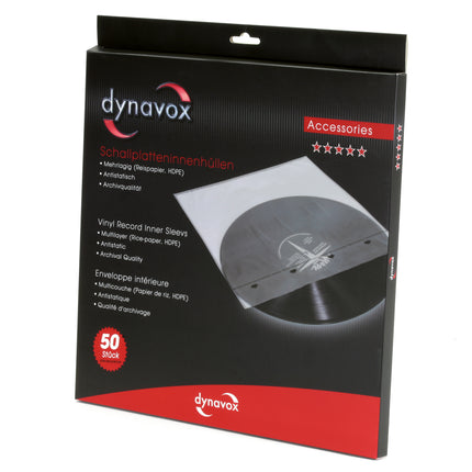 Dynavox LP binnenhoezen 50 stuks