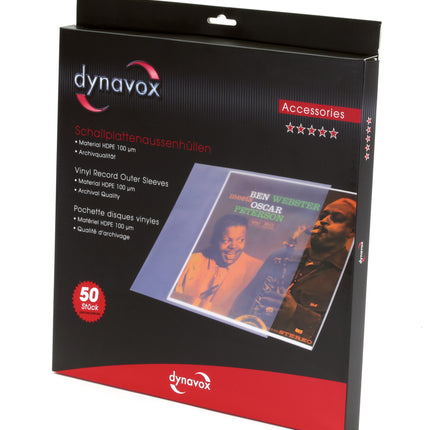 Dynavox LP beschermhoezen 50 stuks