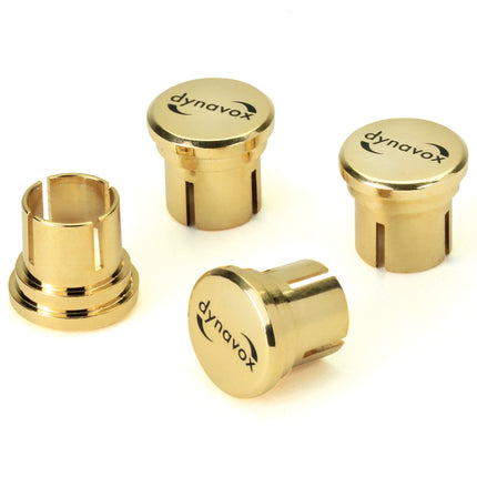 Dynavox cinch beschermers 4 delig verguld