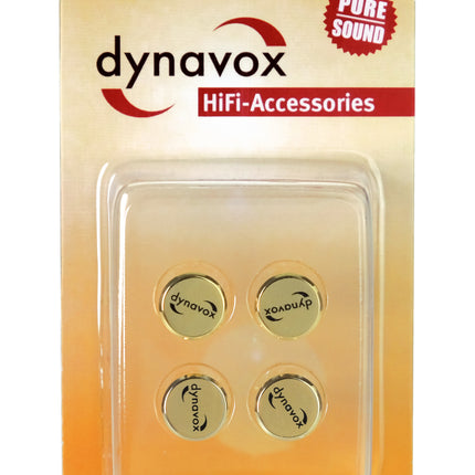 Dynavox cinch beschermers 4 delig verguld