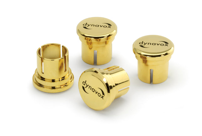 Dynavox cinch beschermers 4 delig verguld