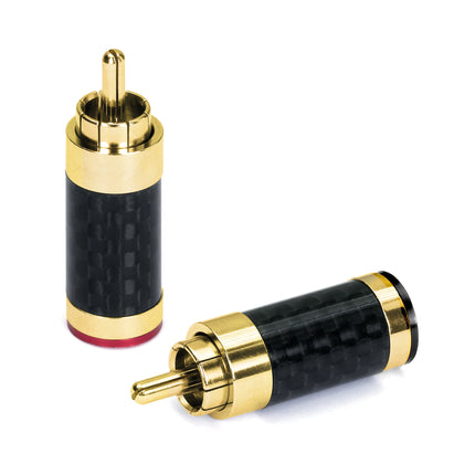 Dynavox hoogwaardige cinch carbon set van 4 pluggen