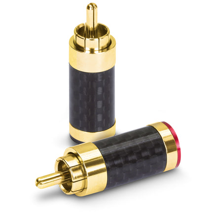 Dynavox hoogwaardige cinch carbon set van 4 pluggen