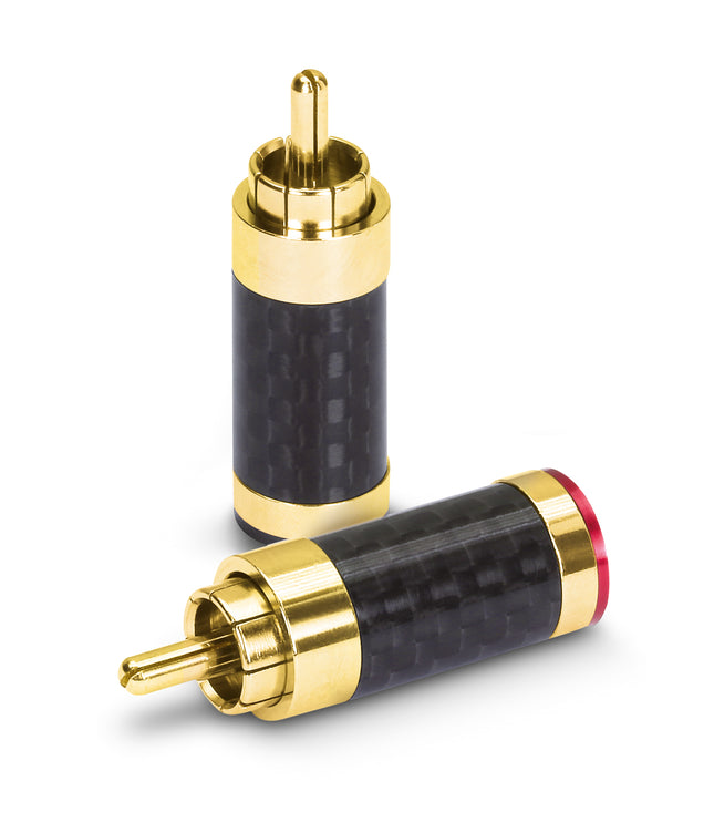 Dynavox hoogwaardige cinch carbon set van 4 pluggen