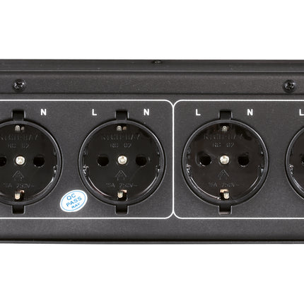 Dynavox X7000B High-End HiFi netfilter zwart met Watt en Voltage Display