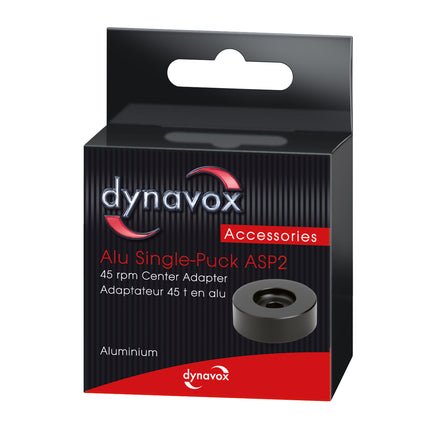 Dynavox ASP2 aluminium single puck zwart