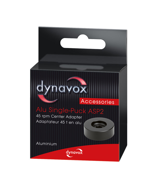 Dynavox ASP2 aluminium single puck zwart