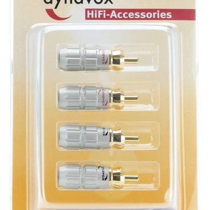 Dynavox Cinchstekkerset 2xrood/2xzwart