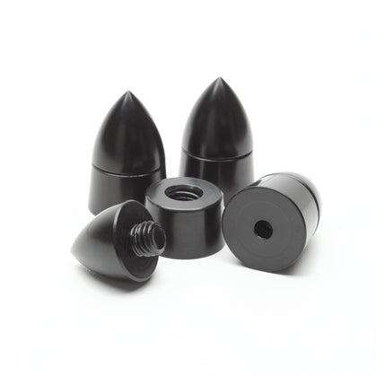 Dynavox spikes 4-delig in de kleur zwart