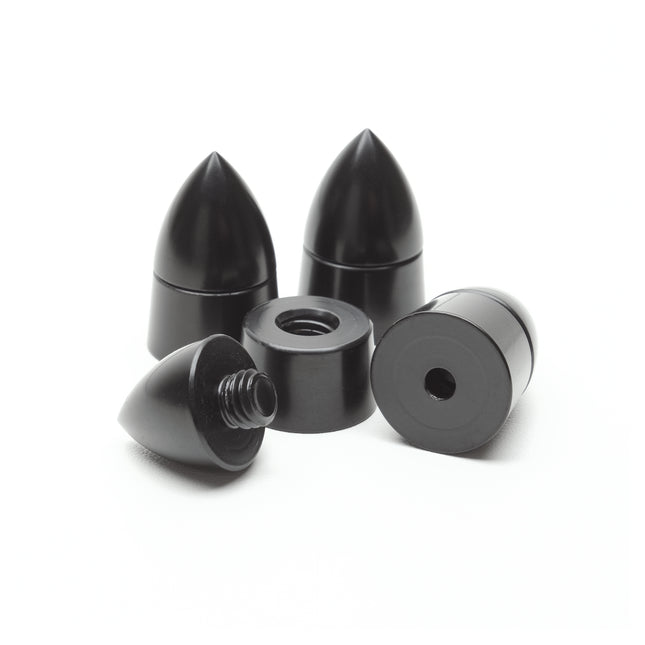 Dynavox spikes 4-delig in de kleur zwart