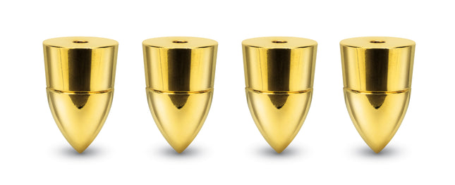 Dynavox spikes 4 delig in de kleur messing