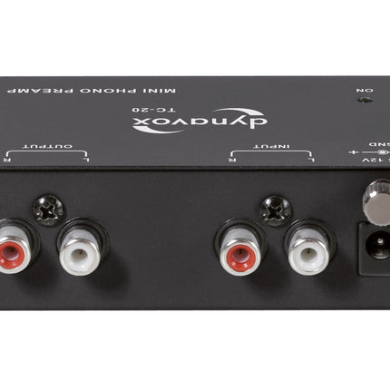 Dynavox TC20 phono voorversterker zwart