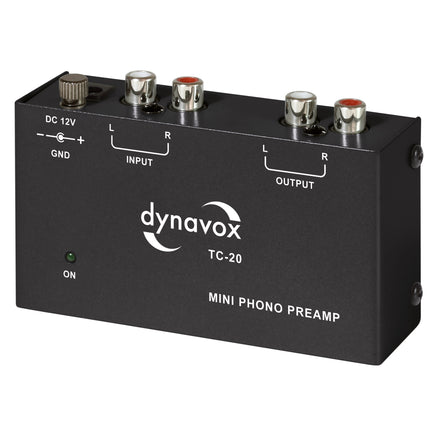 Dynavox TC20 phono voorversterker zwart