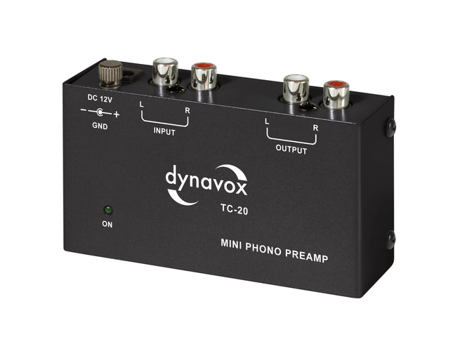 Dynavox TC20 phono voorversterker zwart