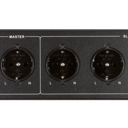 Dynavox X2000 stekkerblok zwart netfilter