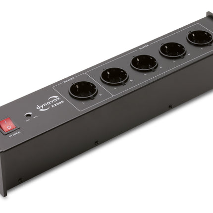 Dynavox X2000 stekkerblok zwart netfilter