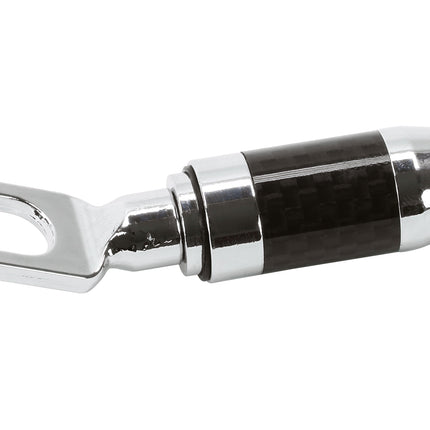 Dynavox kabelschoen plug vork carbon rhodium vergulde set rood/zwart