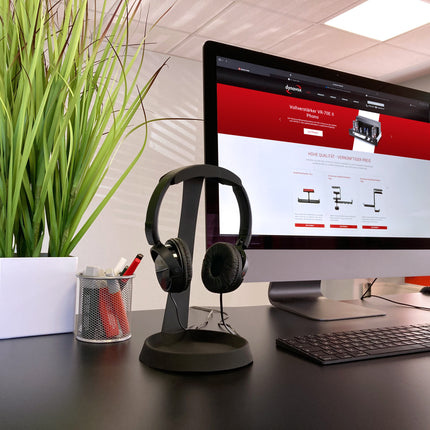 Dynavox KH-1000 hoofdtelefoon standaard - zwart