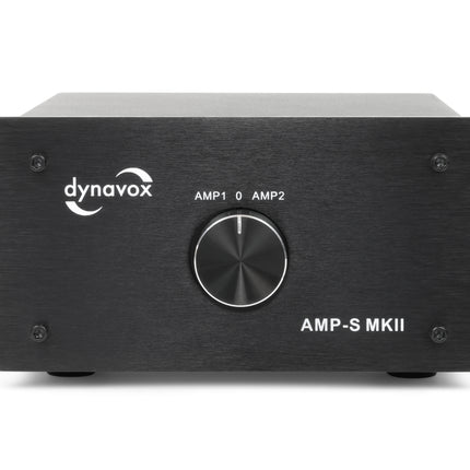 Dynavox AMP-S MKII zwart schakelaar voor 2 versterkers op 1 set speakers