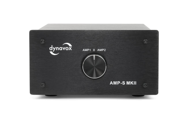 Dynavox AMP-S MKII zwart schakelaar voor 2 versterkers op 1 set speakers