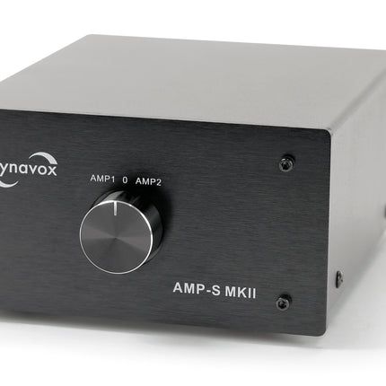 Dynavox AMP-S MKII zwart schakelaar voor 2 versterkers op 1 set speakers