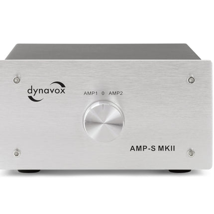 Dynavox AMP-S MKII zilver schakelaar voor 2 versterker op 1 set speakers