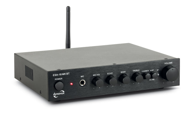 Dynavox ESA-18 MK Bluetooth versterker zwart