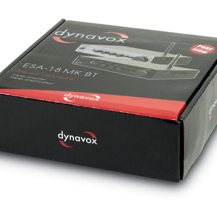 Dynavox ESA-18 MK Bluetooth versterker zwart