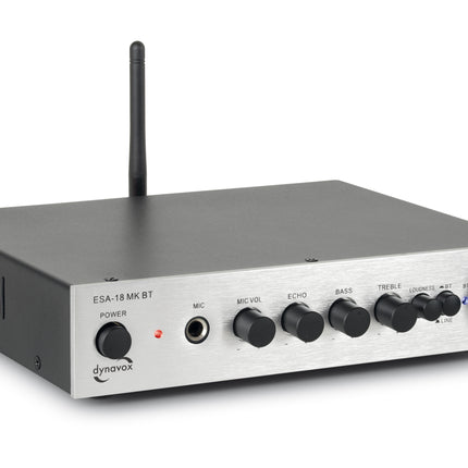 Dynavox ESA-18 MK Bluetooth versterker zilver
