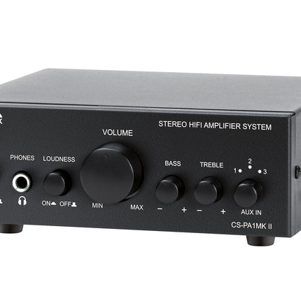 Dynavox CS-PA1 MK2 kleine versterker 60 watt in het zwart