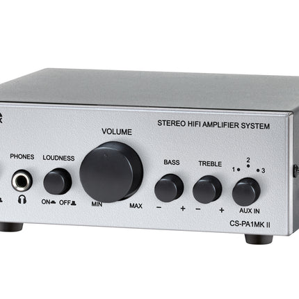 Dynavox CS-PA1 MK2 kleine versterker 60 watt in het zilver