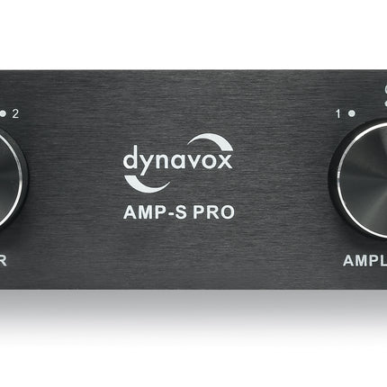 Dynavox AMP-S PRO schakelaar voor 2 versterkers op 1 set speakers zwart
