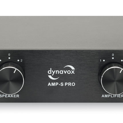 Dynavox AMP-S PRO schakelaar voor 2 versterkers op 1 set speakers zwart