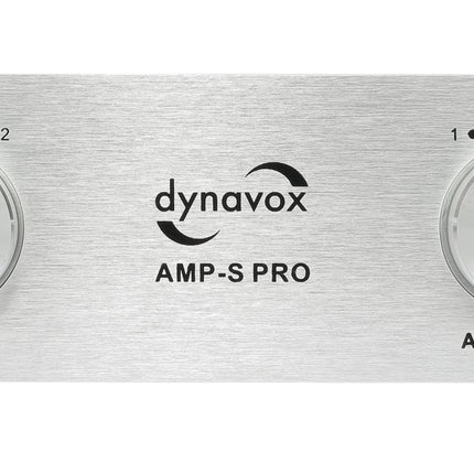 Dynavox AMP-S PRO schakelaar voor 2 versterkers op 1 set speakers zilver