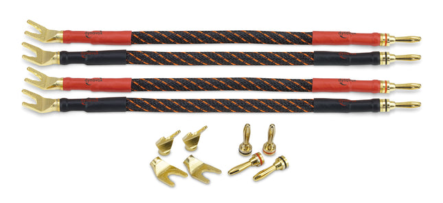 Dynavox 4 delige Bi-Wire kabelbruggenset