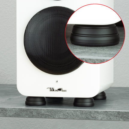 Dynavox 4 delige trillingsdempers - zwart